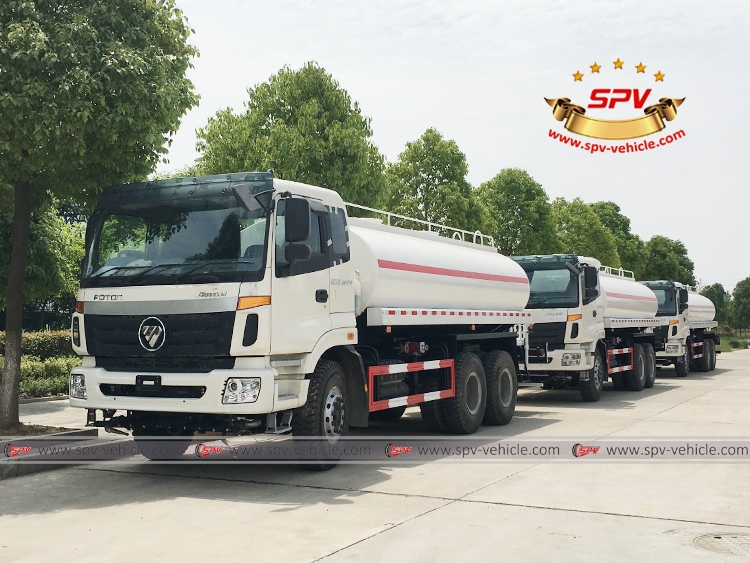 To Uganda - 3 units of Water Spraying Truck FOTON - LF To Uganda - 3 units of Water Spraying Truck FOTON - LF